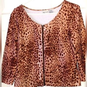 Newport News Animal Print Top